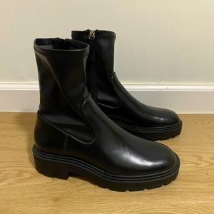 Zara Lug Sole Ankle Boots